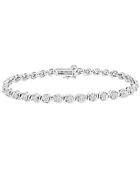 Macy's Diamond (1 ct. t.w.) Bracelet in Sterling Silver