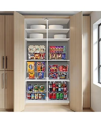 Sorbus Small Wide Pack Stackable Storage Containers for Kitchen, Pantry,Cabinet Organization