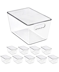 Sorbus Pack Large Stackable Storage Containers with Lids for Kitchen, Pantry
