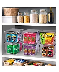 Sorbus Pack Large Stackable Storage Containers with Lids for Kitchen, Pantry,Cabinet Organization