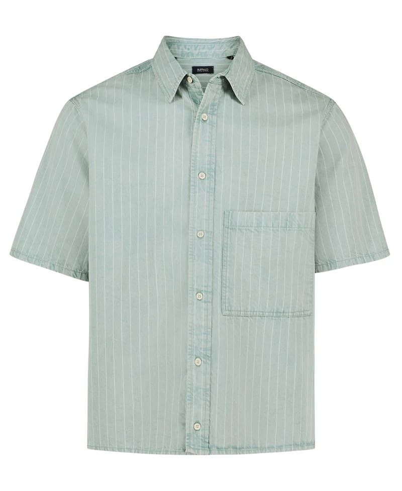 Buffalo David Bitton Men's Vertical Stripe Pattern Shirt