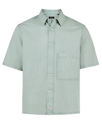 Buffalo David Bitton Men's Vertical Stripe Pattern Shirt