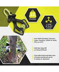Brush Grubber Bg-11 Xtreme Brush and Tree Stump Puller Remover Tool Handles
