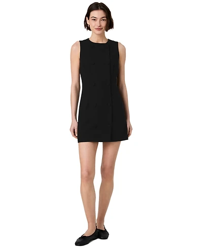 French Connection Women's Whisper Double-Breasted Sleeveless Mini Dress