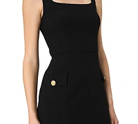 French Connection Women's Azra Flap Pocket Sleeveless Mini Dress