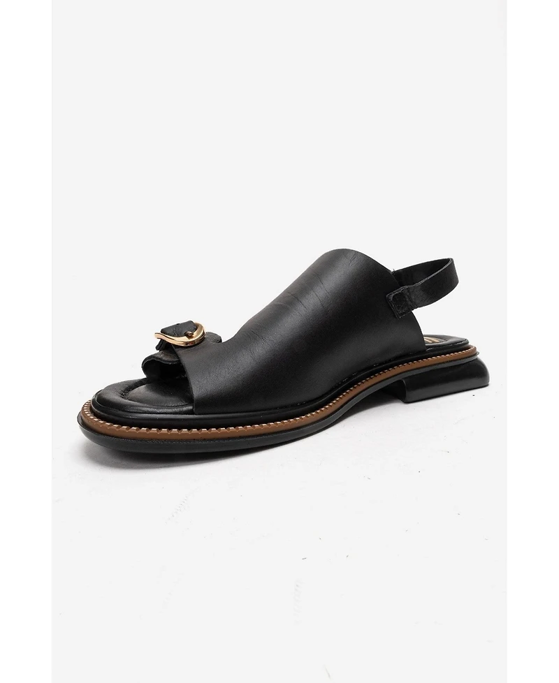 Forever & Always Shoes Women's Cruel Leather Sandal