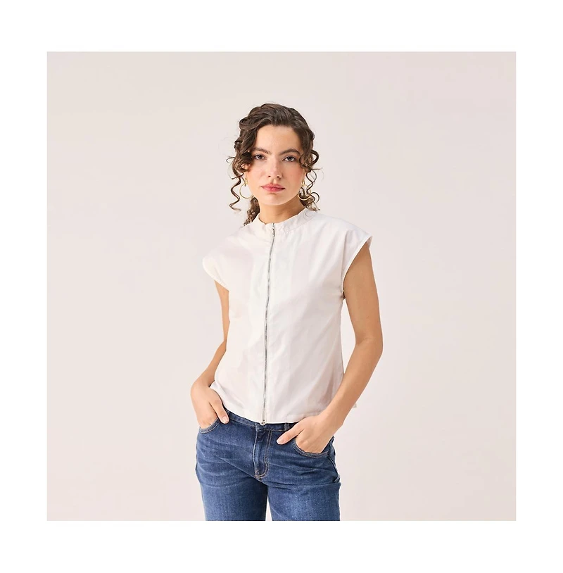 Reistor Women's Front Zip Top