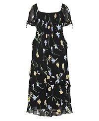City Chic Women's Shayla Petal Print Maxi Dress