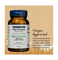 Wiley s Finest CatchFree Omega - Omega-3 - Plant-Based Algae Oil
