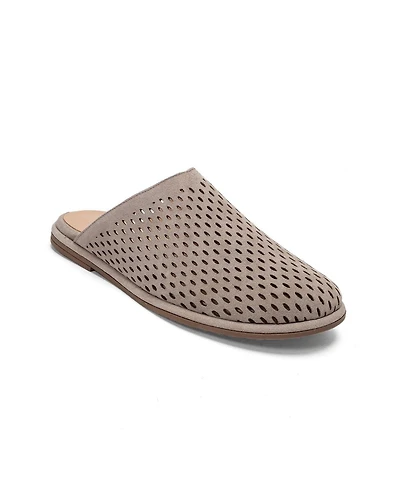 Forever and Always Shoes Melara Leather Slip On Mule
