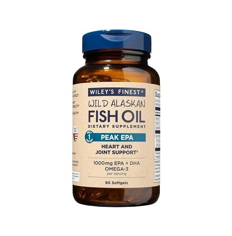 Wiley's Finest Wild Alaskan Fish Oil Peak Epa