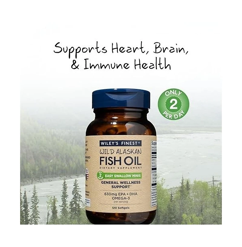 Wiley's Finest Wild Alaskan Fish Oil Minis