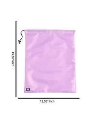 Lands' End 2-Pack Travel Laundry Bags, Polyester Canvas Dirty Clothes Bag with Drawstring