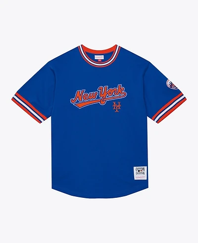 Mitchell & Ness Men's Royal New York Mets Wild Pitch Ringer T-Shirt