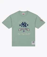 Mitchell & Ness Men's Green New York Yankees Yacht Rock T-Shirt
