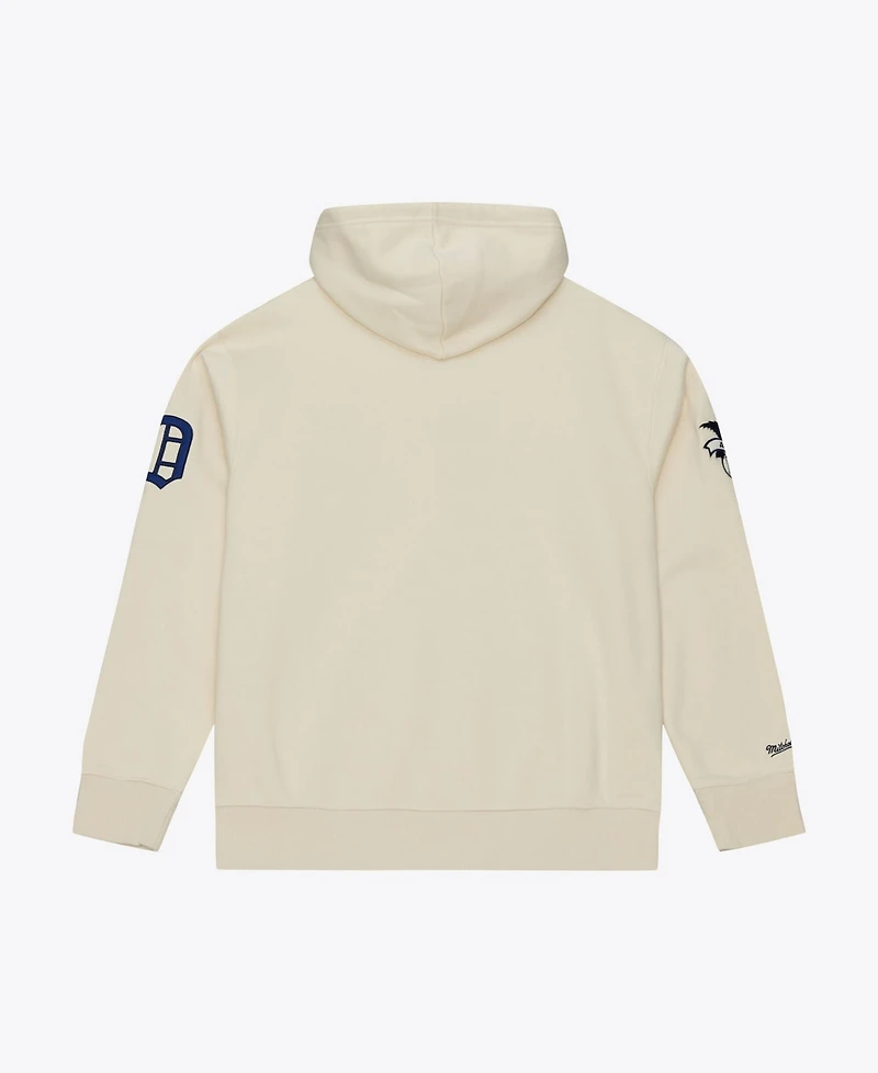 Mitchell & Ness Men's Cream Detroit Tigers Yacht Rock Fleece Hoodie