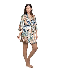 Linea Donatella Women's Printed Self-Tie Wrapper