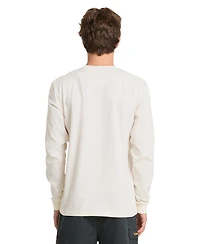 Quiksilver Men's Pacifico Signage Crewneck Long-Sleeve T-Shirt