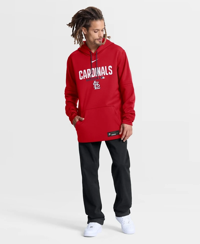 Nike Men's Red St. Louis Cardinals Authentic Collection Therma-fit Hoodie