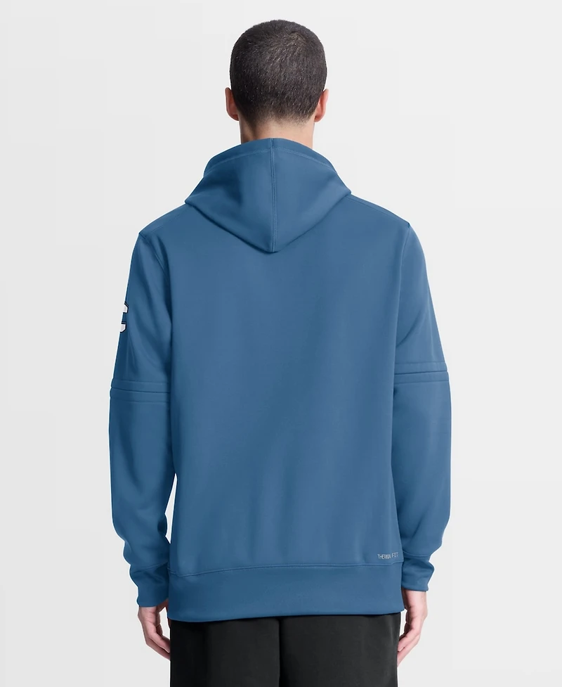 Nike Men's Blue Washington Nationals Authentic Collection City Connect Therma-fit Hoodie