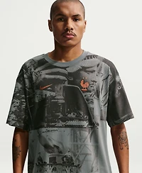 Nike Men's Gray France National Team Allover Print T-Shirt