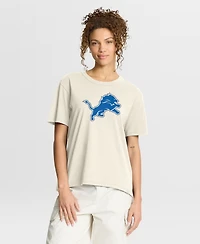 Fanatics Women's Cream Detroit Lions Dove Legacy T-Shirt