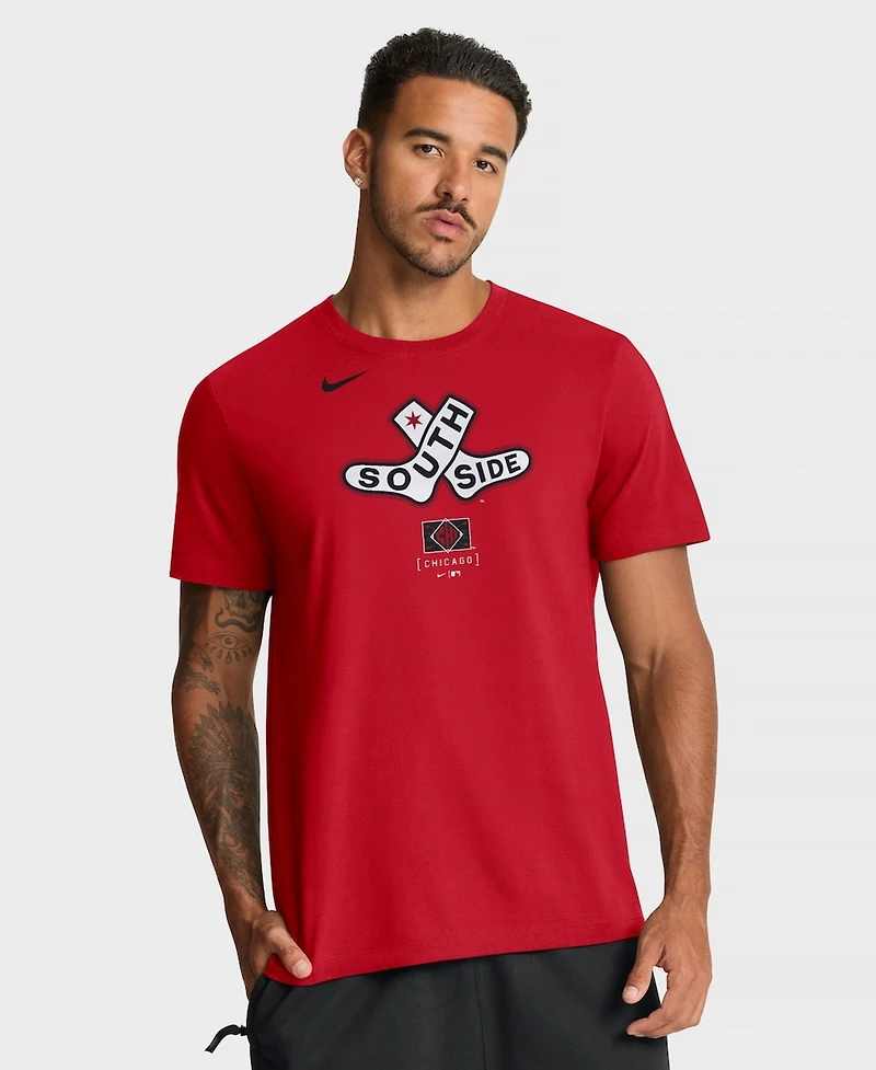 Nike Men's Red Chicago White Sox City Connect Large Logo T-Shirt