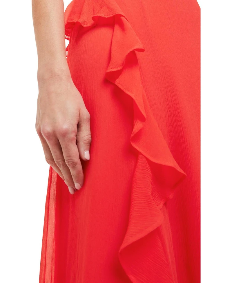 Whistles Women's Nellie Frill Detail Midi Dress