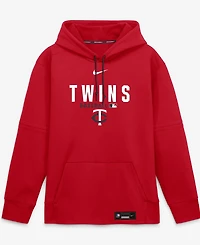 Nike Men's Red Minnesota Twins Authentic Collection Therma-fit Hoodie