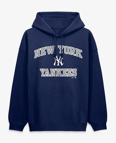 Logo Athletic Men's Navy New York Yankees Heart Soul Hoodie