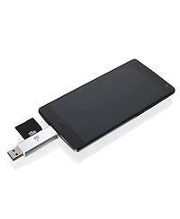 Iogear Usb C Duo Card Reader Sd MicroSD Mmc Rs Mmc
