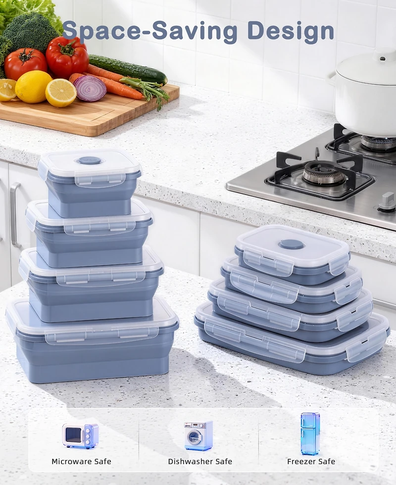 2-Tier Detachable Dish Drying Rack with Cutlery Holder