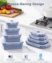 2-Tier Detachable Dish Drying Rack with Cutlery Holder