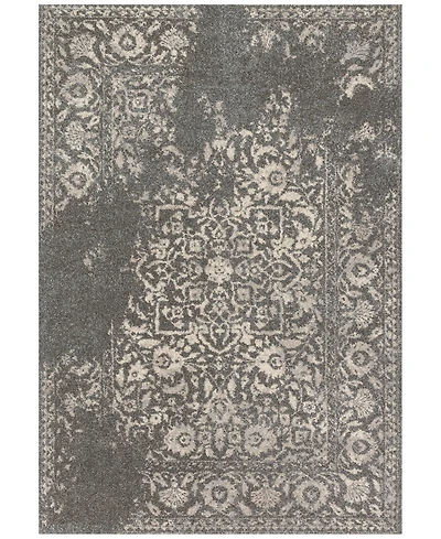 Closeout! Loloi Emory Eb-01 Charcoal/Ivory 2'5" x 7'7" Runner Area Rug