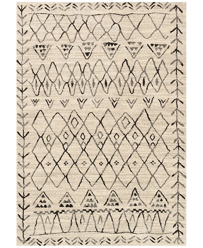 Closeout! Loloi Emory Eb-09 Heather Gray/Black 5'3" x 7'7" Area Rug
