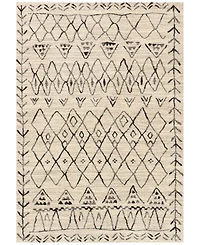 Closeout! Loloi Emory Eb-09 Heather Gray/Black 5'3" x 7'7" Area Rug
