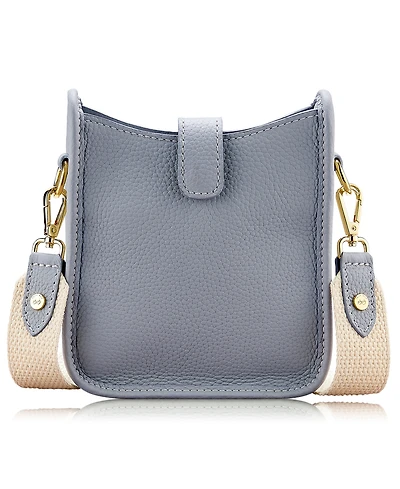 GiGi New York Ellie Pebble Leather Mini Crossbody Handbag