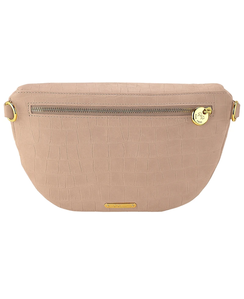 GiGi New York Beck Nubuck Leather Small Sling Handbag