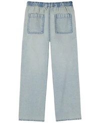 Calvin Klein Girls' 7-16 Wide-Leg Denim Jeans