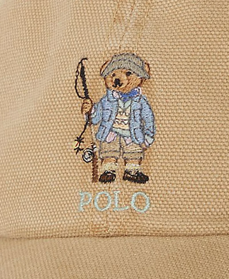 Polo Ralph Lauren Boys' 2-7 Bear Canvas Ball Cap