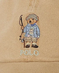 Polo Ralph Lauren Boys' 2-7 Bear Canvas Ball Cap