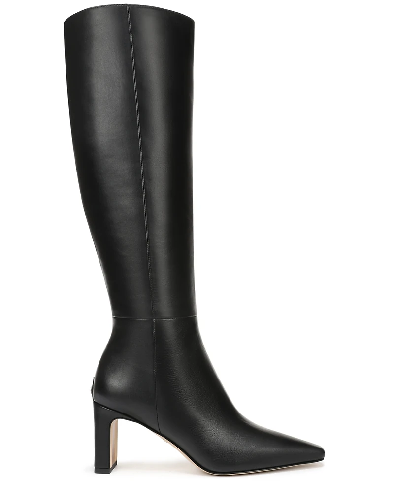 Sam Edelman Women's Sylvia Extra Wide Calf Zip Tall Boots