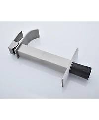 Phying Waterfall Spout Bathroom Sink Single Handle Faucet with Pop-Up Drain