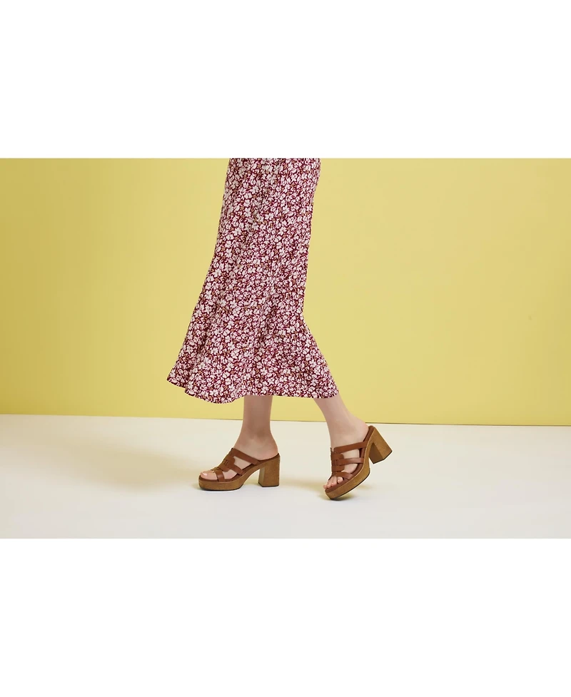 White Mountain Women's Barillo Platform Sandals