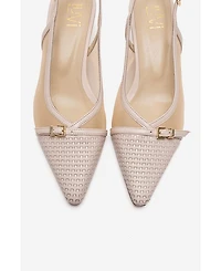 Prologue Shoes Women's Laviera Mesh Slingback Pump