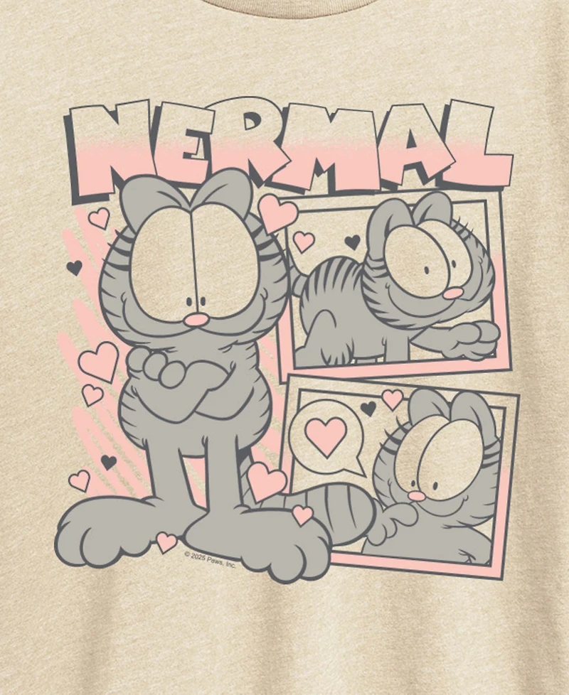 Hybrid Apparel Plus The Garfield Nermal Collage Graphic T-Shirt