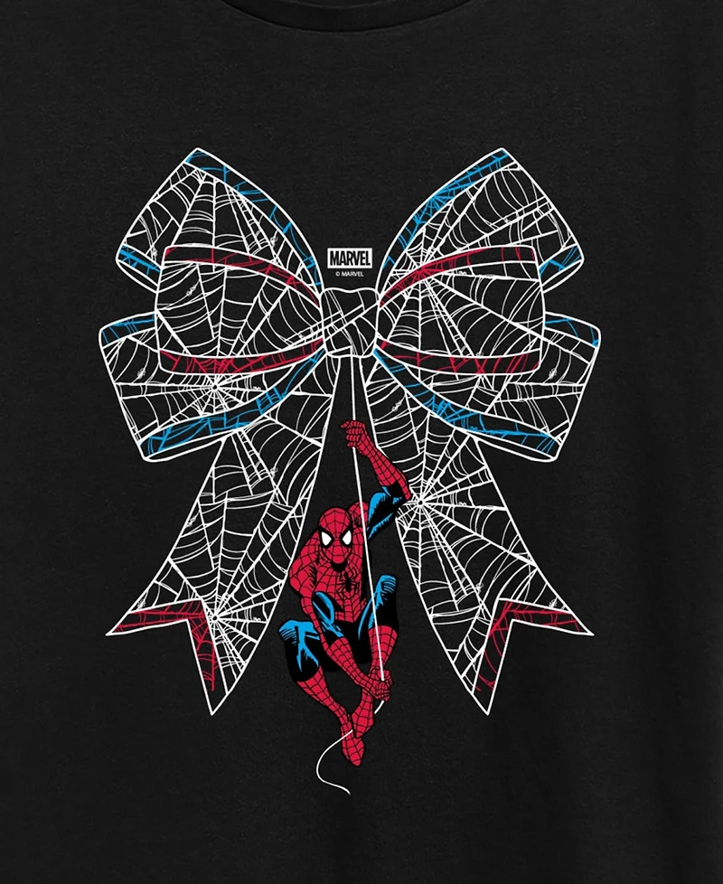 Hybrid Apparel Plus Spider-Man Bow Graphic T-Shirt
