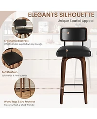 gaomon Swivel Bar Stools Set of 4