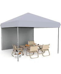 gaomon Outdoor Pop Up Canopy Tent with 1 Removable Sidewall