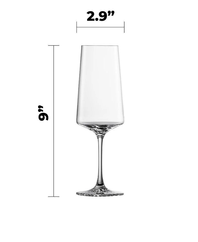 Zwiesel Glas Echo Champagne Glasses, Set of 4